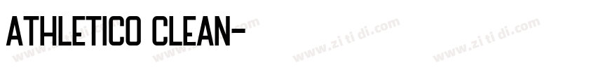 Athletico Clean字体转换 Athletico Clean字体转换